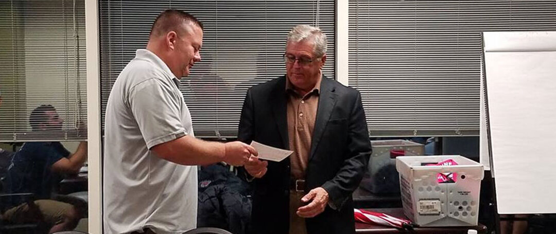 IAFF Local S-15 Donates $7,200 to the Childrens Burn Camp